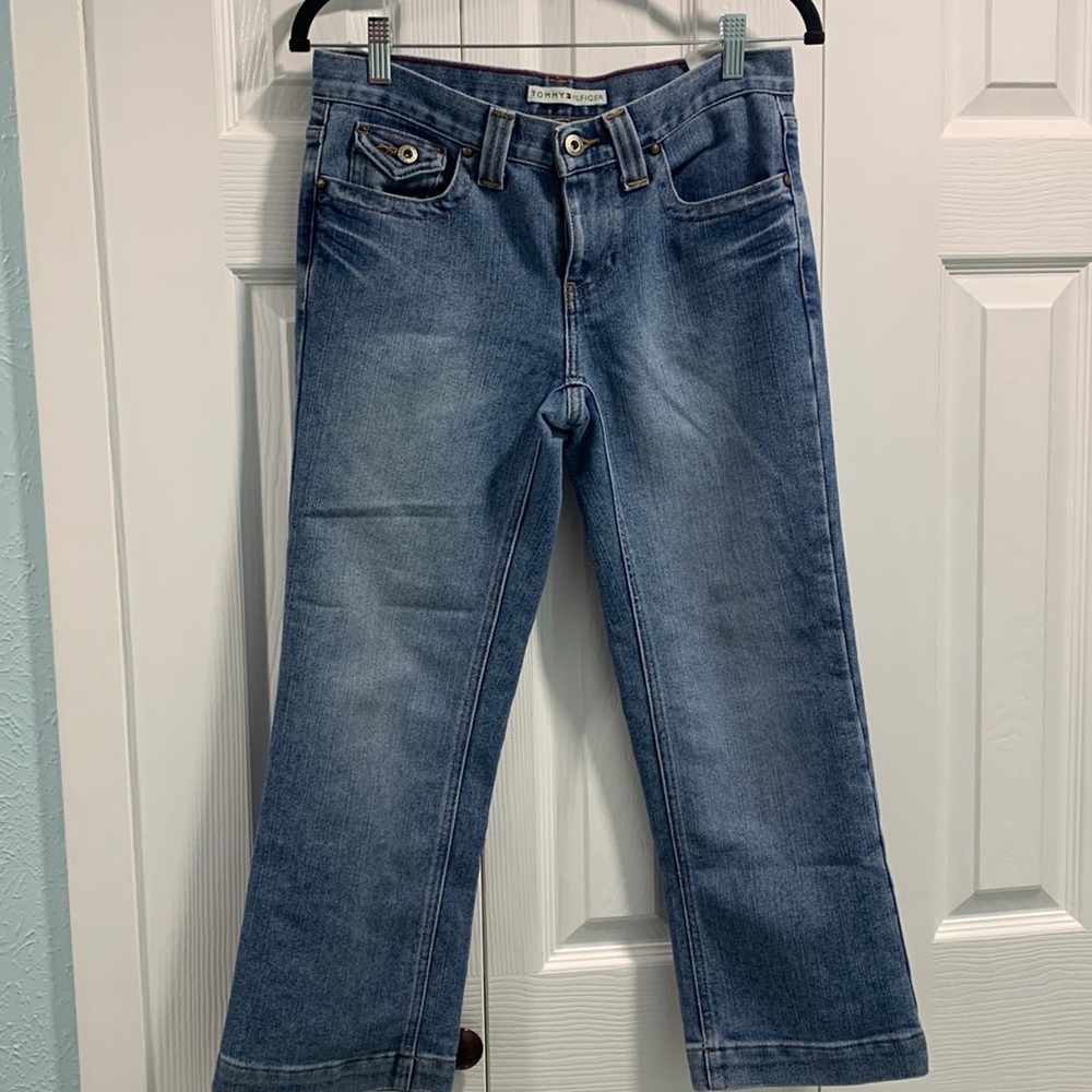 Tommy Hilfiger Straight Leg Cropped Jeans